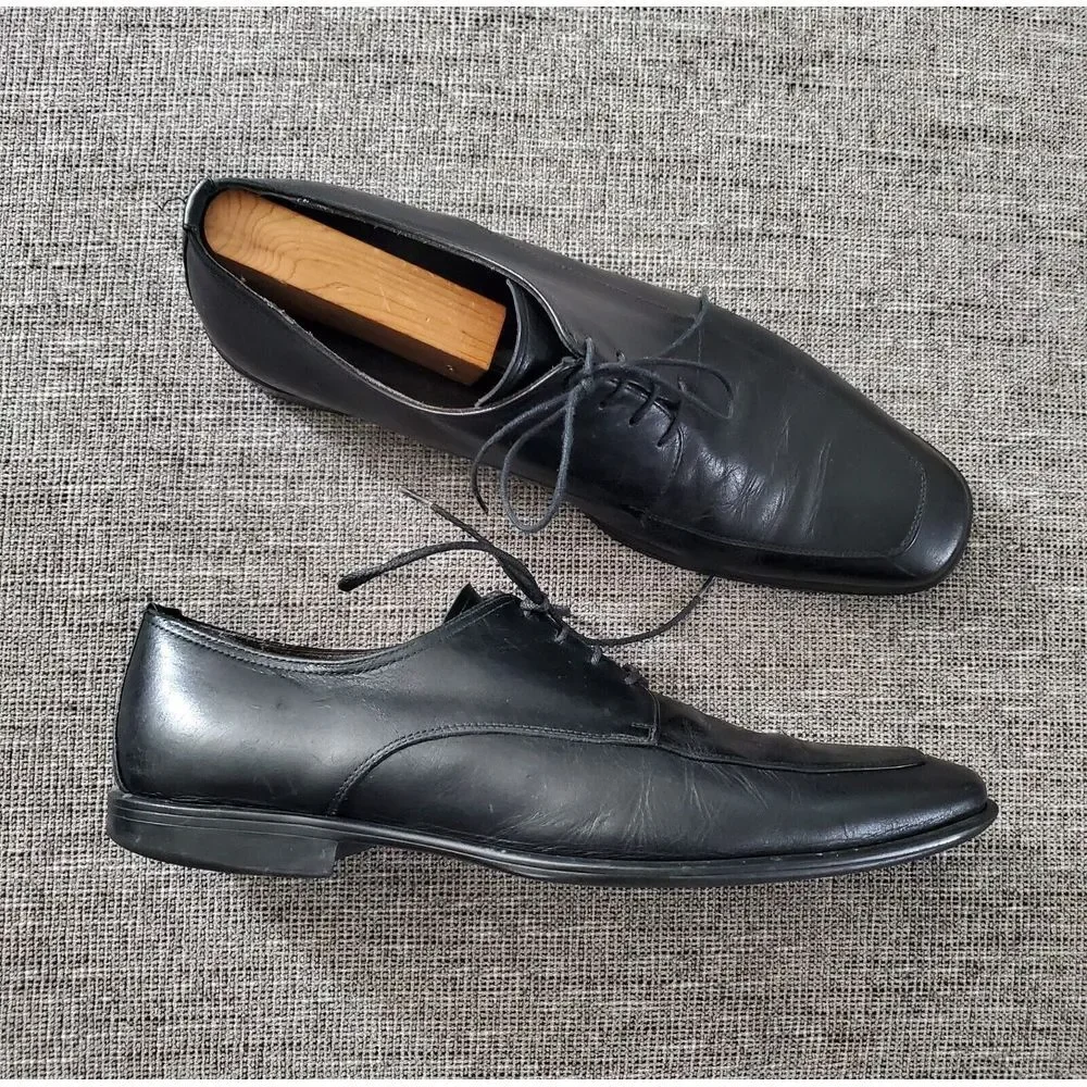 To Boot New York Men's Black‎ Lace Up Dress Shoes Model 2116 Size 11